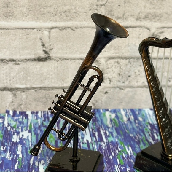 Vintage Die-Cast Pencil Sharpener MUSICAL INSTRUMENTS Set of 3 in Original Boxes - Picture 8 of 12